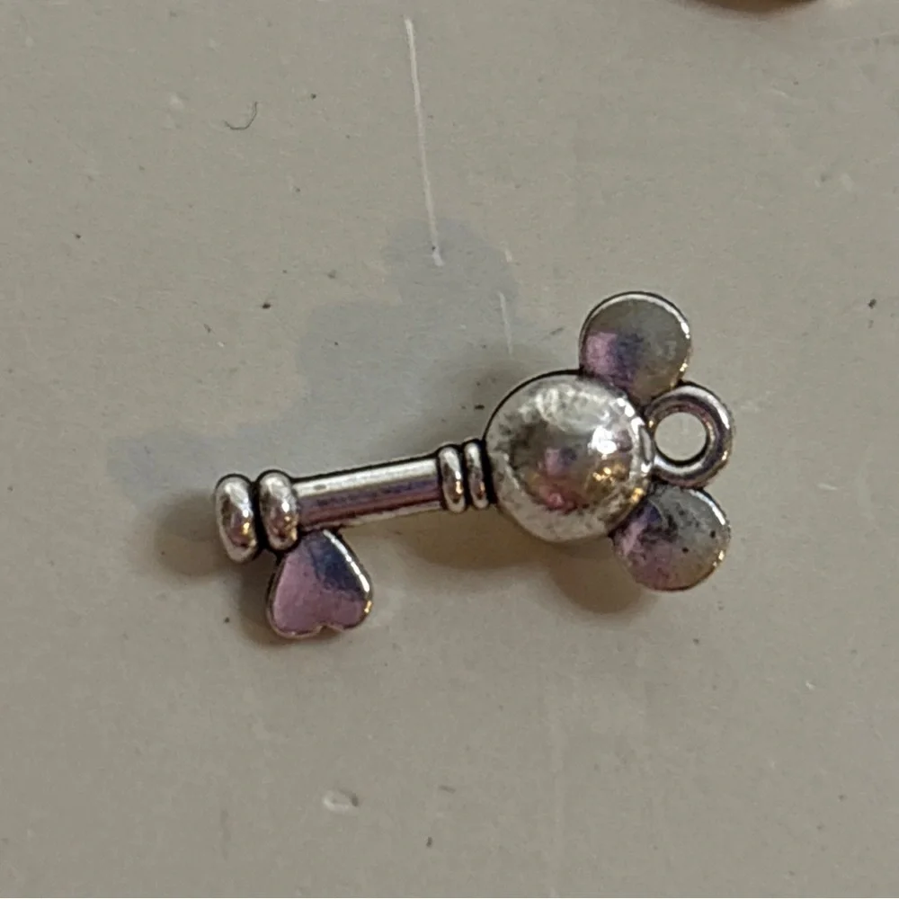 VTG 102 Silver Tone Mixed Charm Lot for Making Jewelry